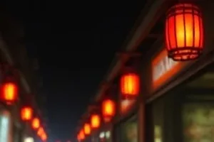 深夜航班机舱舷窗外云层与城市灯海封面